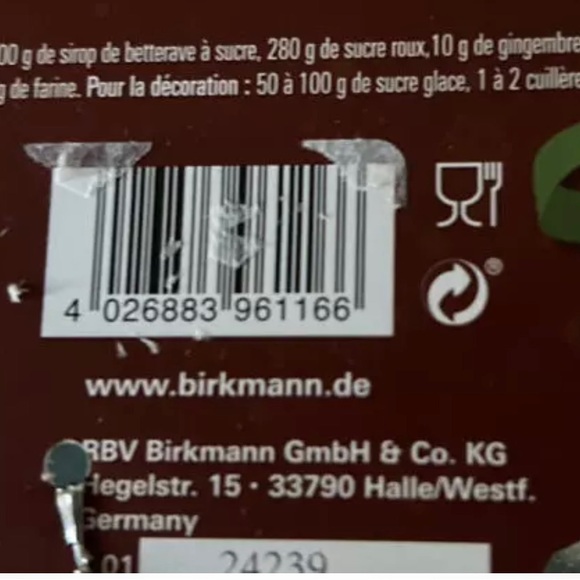 Birkmann Christmas Dinosaur Cookie Cutter 6" Metal Oversized NEW w/ Recipe - Picture 2 of 3